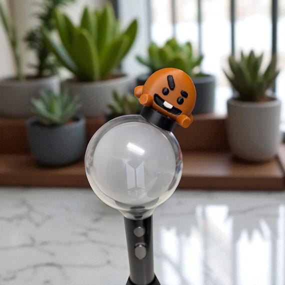 BTS MOTS SE Light Stick Shooky Topper – 3D Printed BT21 Inspired