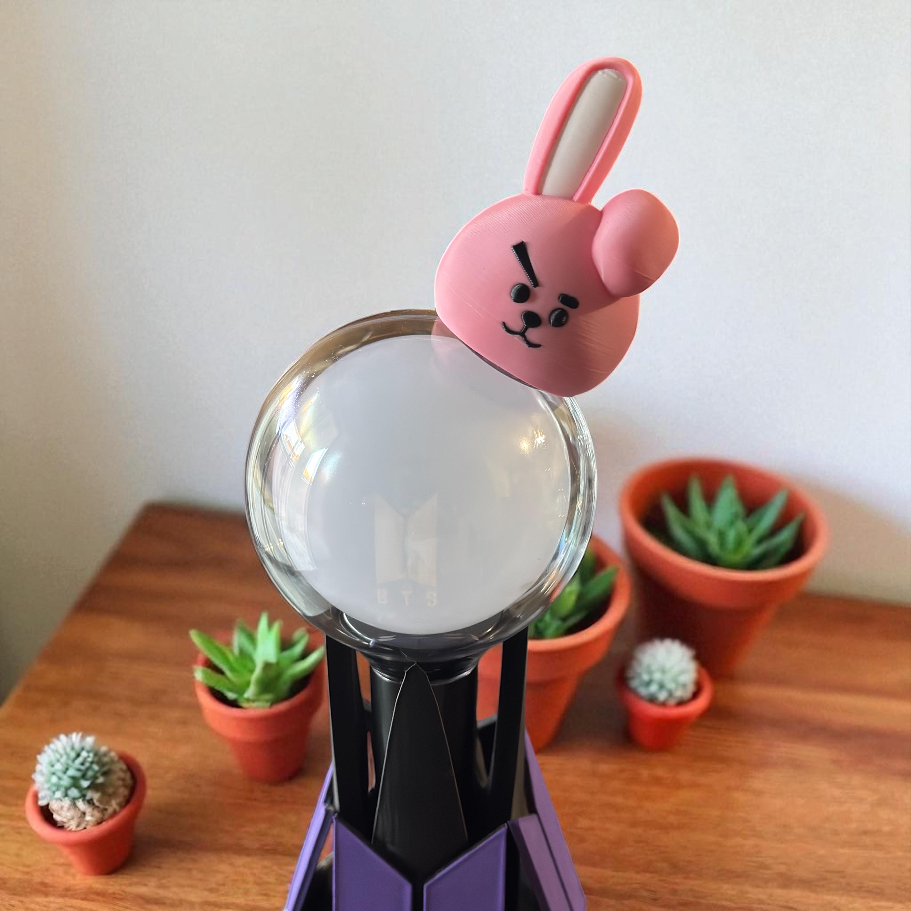 Cooky Topper – BT21 Inspired Accessory for BTS Army Bomb MOTS (SE