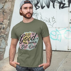 Positive Vibes Unisex T-Shirt, Inspirational Tee, Life Is Good Shirt, Motivational Graphic Top, Happy Vibes Apparel