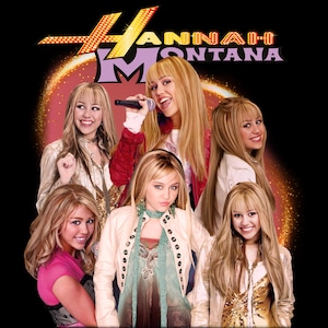 Hannah Montana Custom Name Design, Hannah Montana, PNG file instant download | Digital Art
