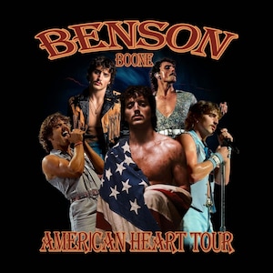 Benson Boone PNG - America Heart Tour , Benson Boone Tour PNG files - digital file ready print to tshirt
