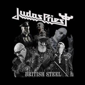 Judas Priest British Steel Graphic Band, Gothic Rock Legend Download