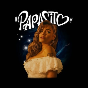 Karol G Handgetekende Papasito Tropicoqueta png | Digitale download | Op latinmuziek geïnspireerde kunst voor sublimatie, karol g png, karol g