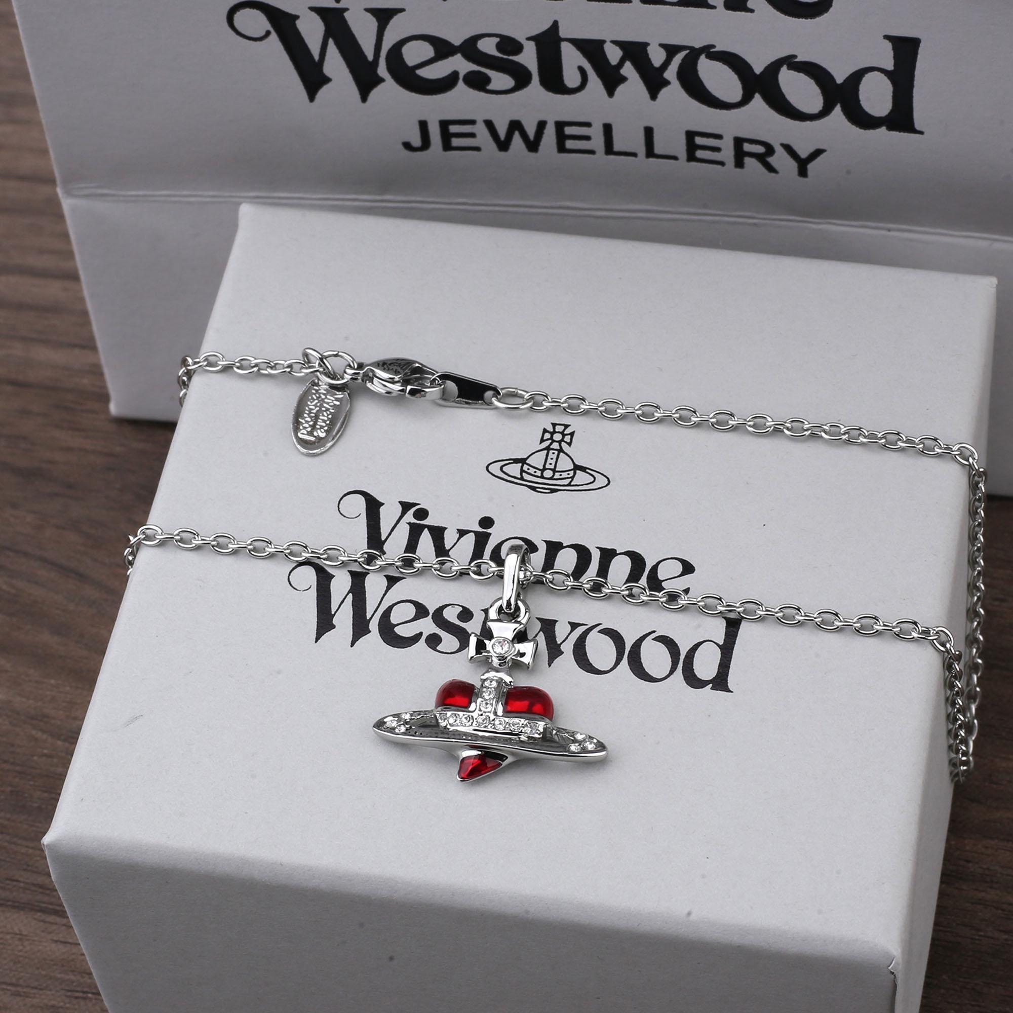 Vivienne westwood red heart necklace - Etsy 日本
