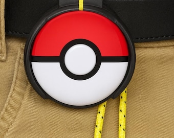 Uchwyt na pasek Poké Ball Plus+ z nadrukiem 3D i otworem na smycz
