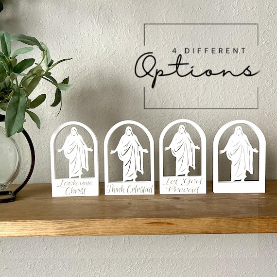 Statue of Jesus Christ in an Arch Perfect for Gifting!! 3D Printed LDS Relief Society or Young Women Handout. Seminary & Missionary Keepsake