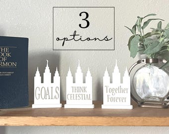 LDS Young Women Handout!! LDS Relief Society, Seminary & Missionary Keepsake. 3D Printed Model of Salt Lake Temple.