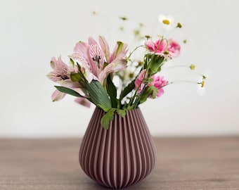 3D Printed Vase modern Nordic Vase, Decor for Minimalist Homes