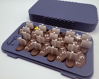 Catan Resource Trading Boat Set, 3D Printed, Compatible with Catan Board Game, unofficial custom update.