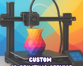 Custom 3D Printing Service | Print Your STL File | On-Demand 3D Print | Multi-Color 3D Print | Personalized 3D Model Printing
