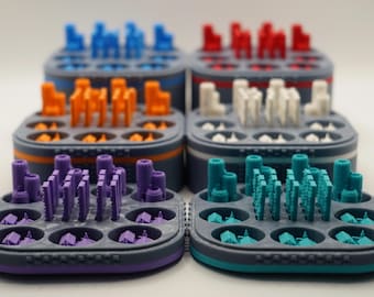 3D Printed Catan Game Pieces Set | Compatible with Cities & Knights + Seafarers | Custom unofficial Board Game Upgrade | 4-6 Players Kit