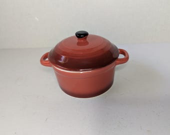 Mini caçarola de cerâmica vermelha Pembury, 11,4 cm x 7,6 cm