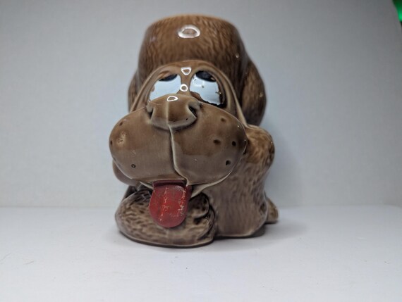 Vintage 1970s Mccoy USA 0272 Hound Dog Cookie Treat Jar Canister