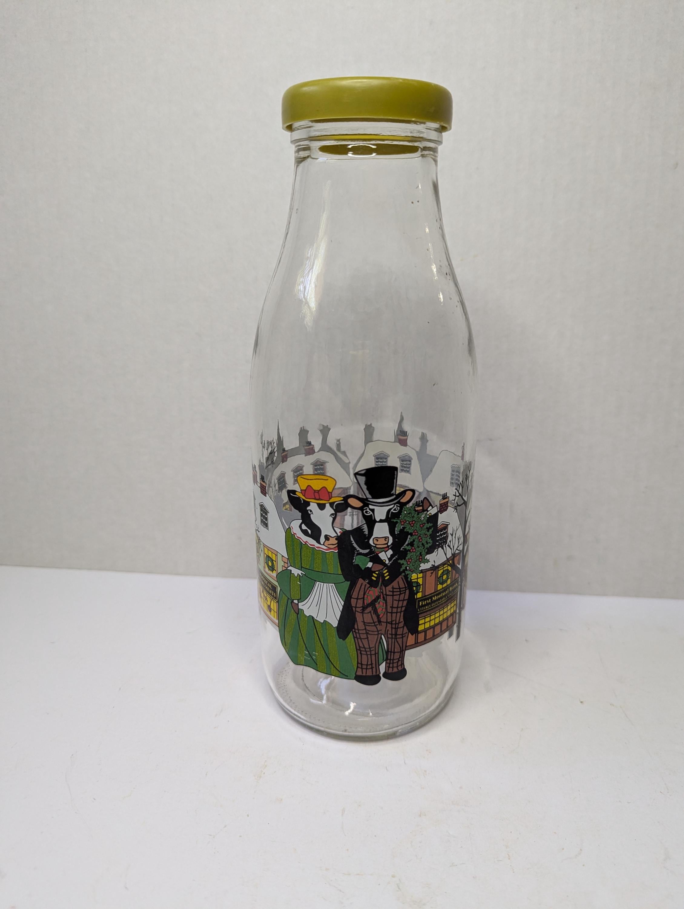 Vintage Glass Milk Jug - Etsy