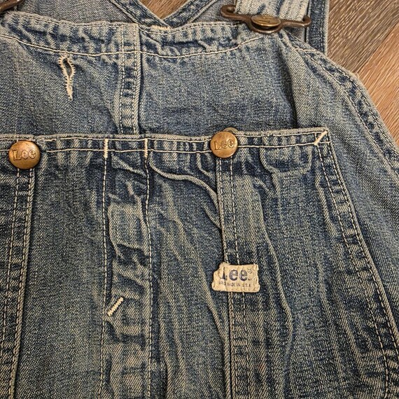 S*T様 【USED】50s LEE Denim Overall VTG Lee Denim Overalls 1940s 1950s Sanforized Donut Buttons USA 29
