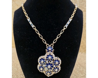 VTG Camrose & Cross Jacqueline Kennedy Necklace Brooch Pendant Signed JBK NOTE