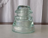 Vintage Pale Green Insulator Hemingray 45