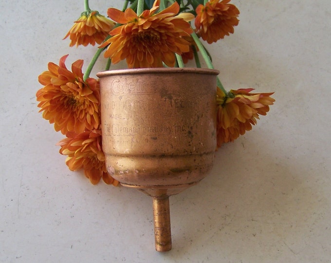 Vintage Coleman Funnel Camping Funnel Gas Stove and Lantern Funnel