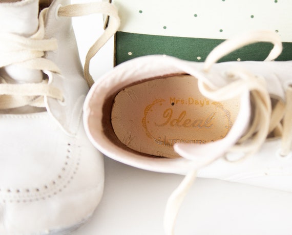 Leather Baby Shoes One Pair Mrs Day's Ideal Shoes… - image 2