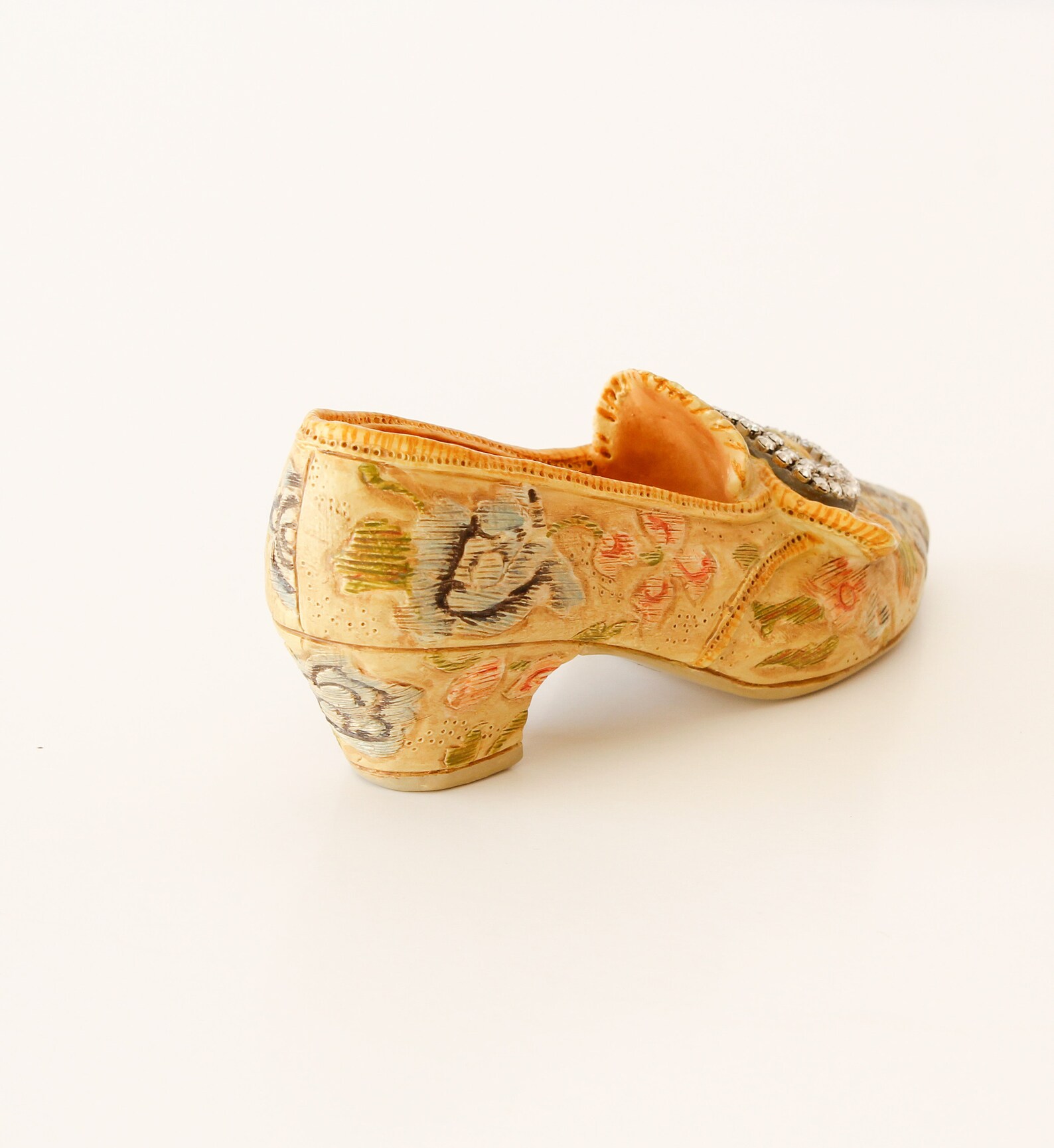 Vintage Miniature Slipper Afternoon Tea Vanity Decor 1998 Etsy