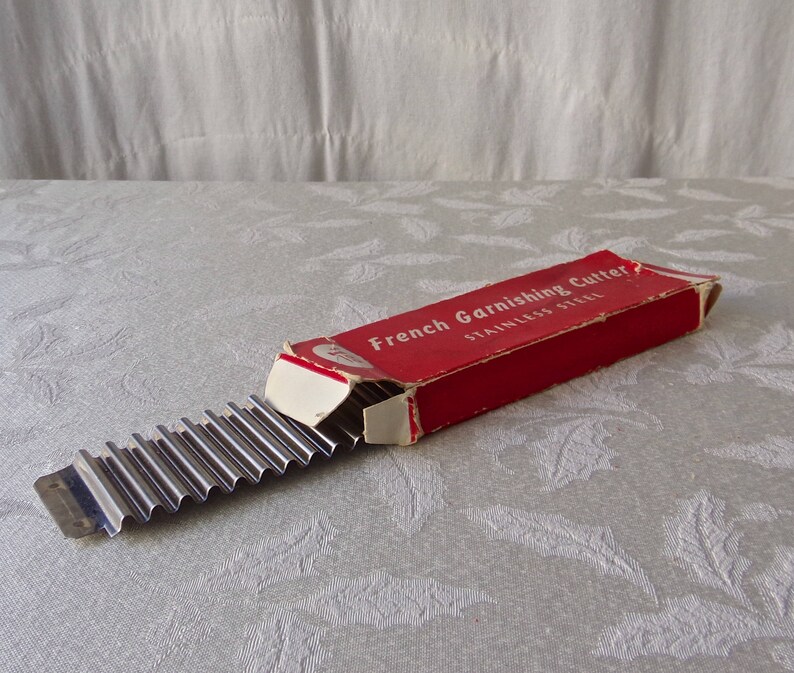 Vintage French Garnishing Cutter Mid Century Kitchen Tool Etsy
