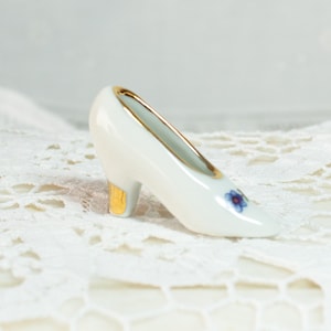 Vintage Tiny Shoe Limoges France Souvenir