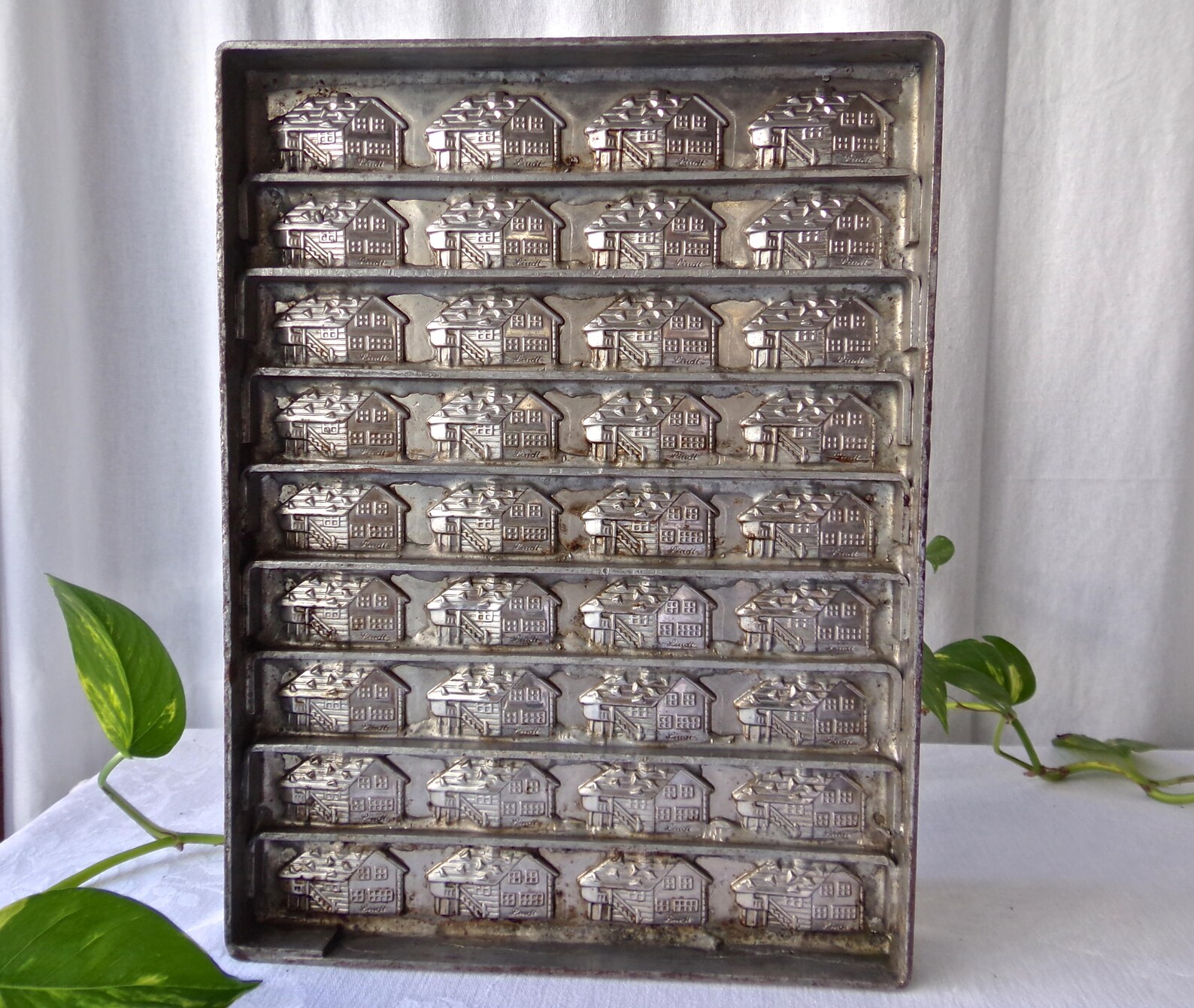 Chocolate House Mold 36 Pieces Etsy