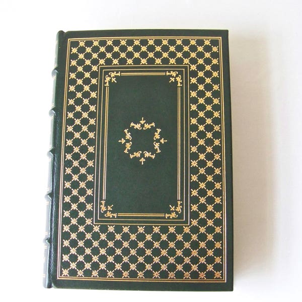 Pere Goriot by Balzac 22k Gold Accents Full Leather Bound Hardcover Book Vintage 1977