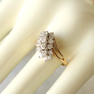 Vintage 14K Gold Diamond Ring Size 7 1/2