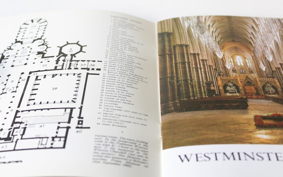 Vintage Westminster Abbey Souvenir Booklet Travel Guide 1972