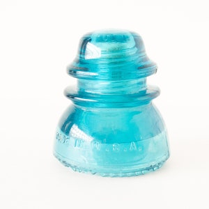 Vintage Hemingray Blue Insulator 42