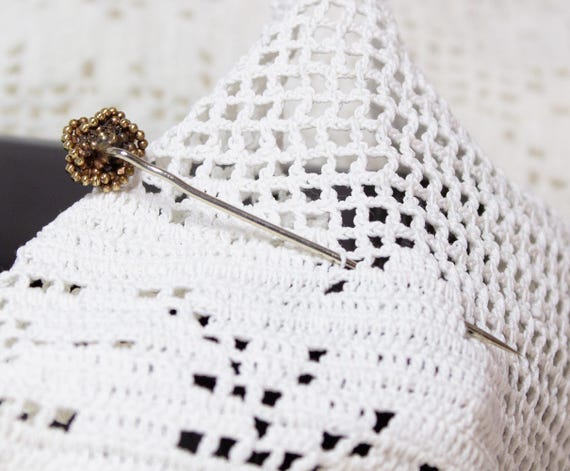 Vintage Stickpin With Ruby Gemstone - image 6