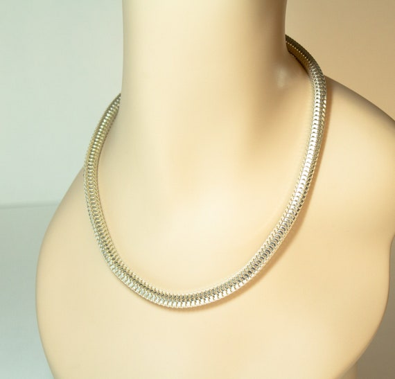 Sterling Necklace Rope Chain Milo Italy - image 1