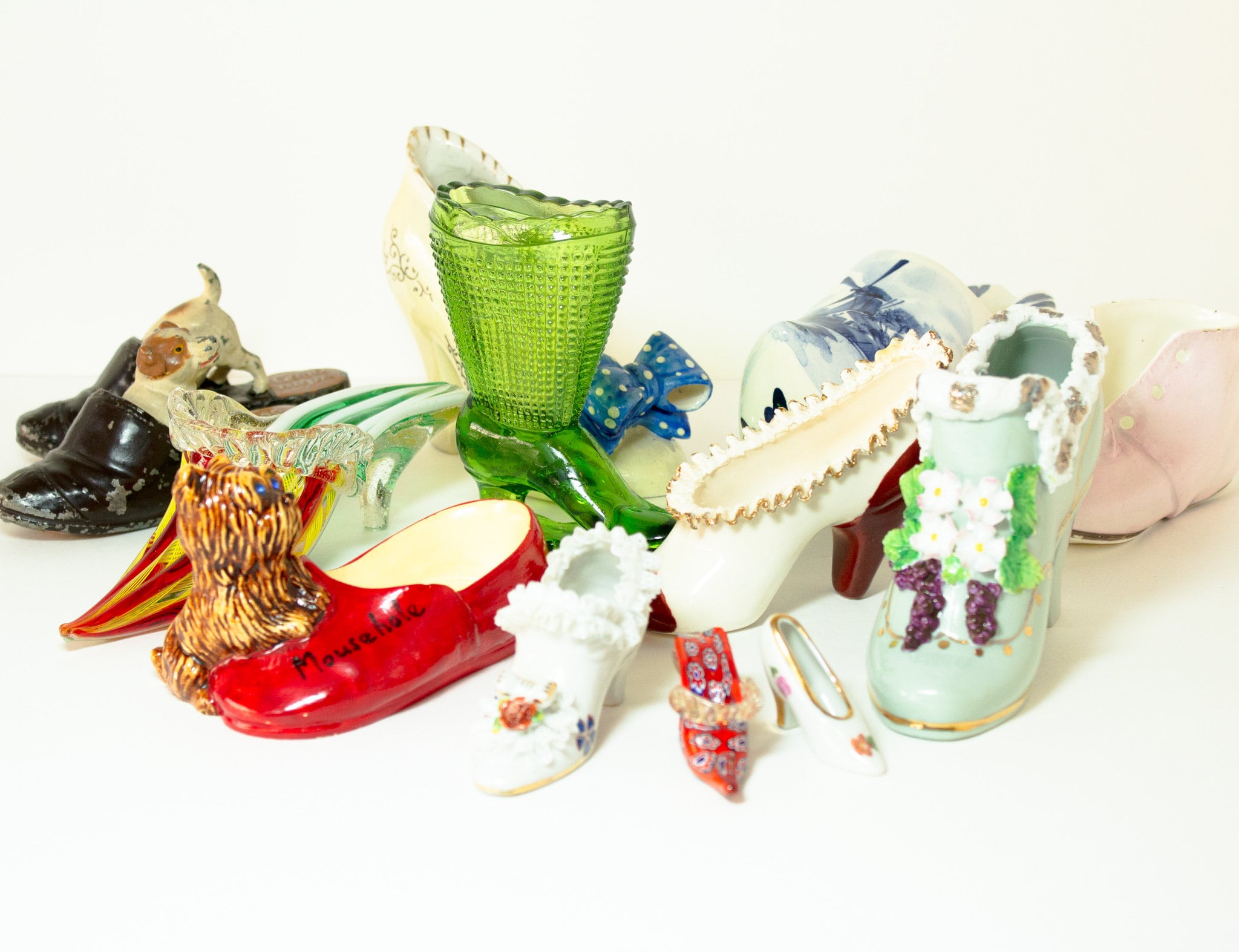 Vintage Miniature Court Jester Shoe Bright Yellow - Etsy