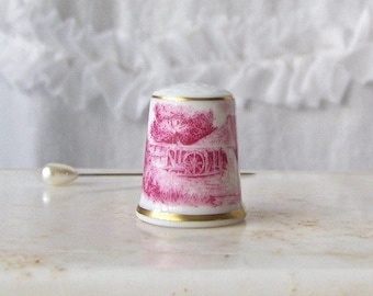 Thimble Country Mill Scene Collectible