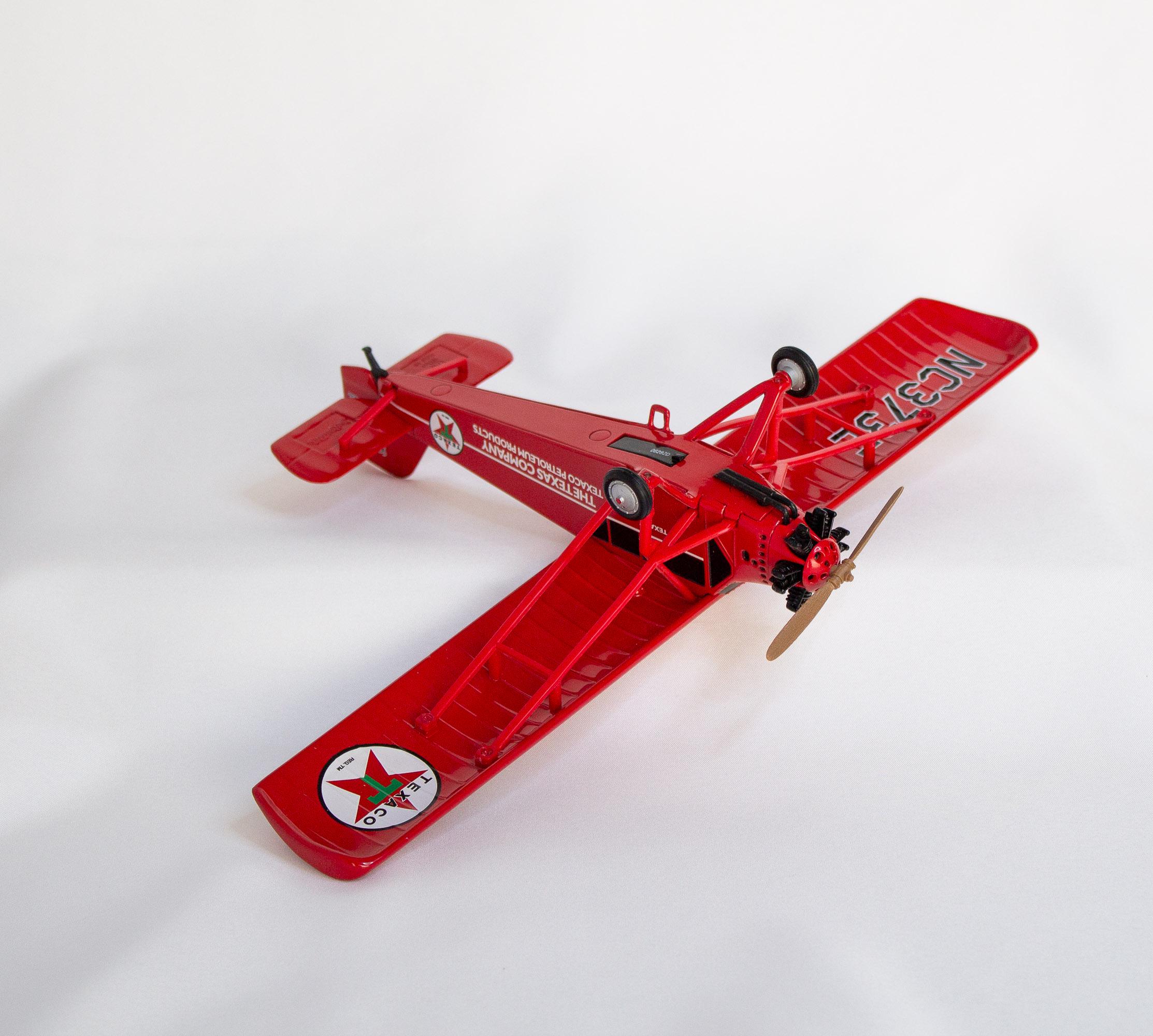 ヴィンテージ テキサコ 飛行機、1929年製カーティス ロビン、シリーズ6 