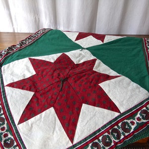 Vintage Table Runner Christmas Star 72 X 17