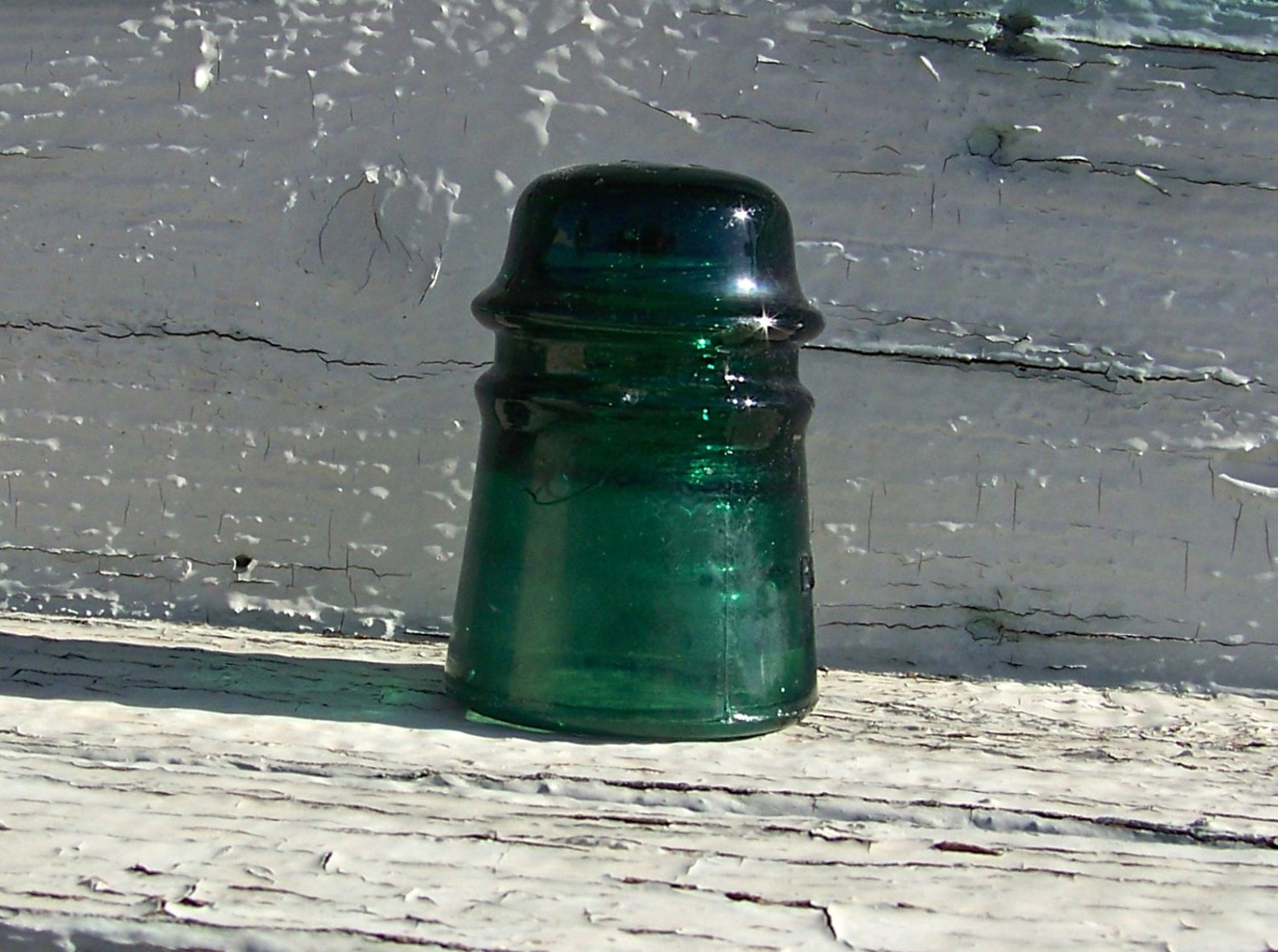Insulator Brookfield No 11 New York Green Glass 1920s Etsy