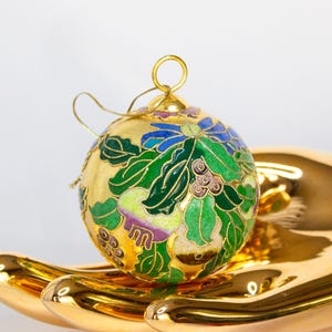Vintage Cloisonne Enamel Ornament