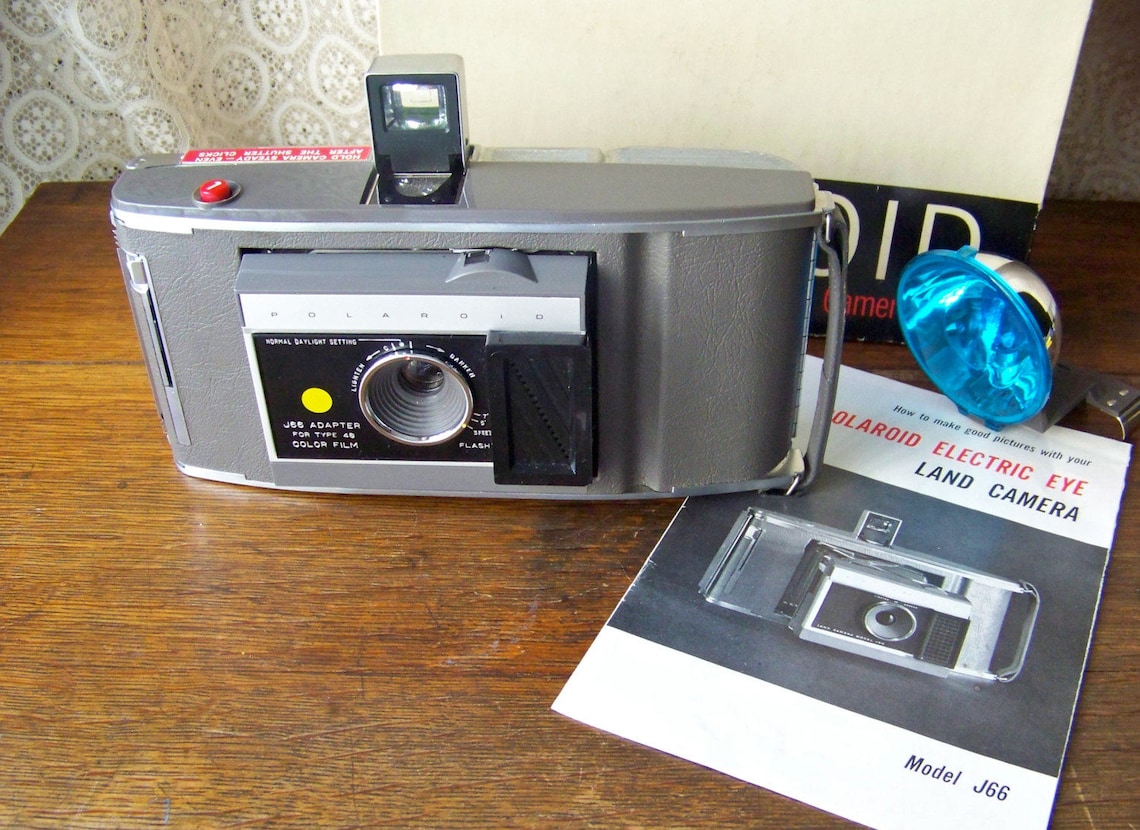Polaroid Electric Eye Land Camera Model J66 Original Box Etsy