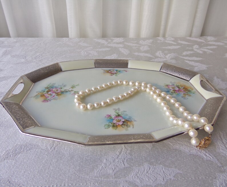 Vintage Vanity Tray Dresser Jewelry Display Art Deco Era Etsy