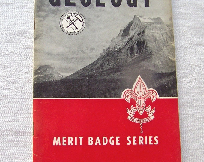 Vintage Boy Scout Booklet Geology Merit Badge 1960 Etsy