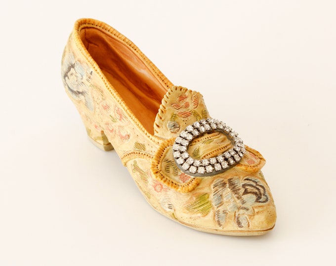 Vintage Miniature Slipper Afternoon Tea Vanity Decor 1998 Etsy