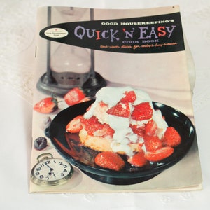 Vintage Quick N Easy Cookbook Good Housekeeping 1958