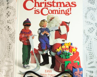 Christmas Crafts Book Projects For Children Vintage 1988