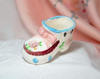 Vintage Miniature Baby Shoe, Nursery Decor