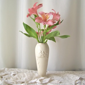 Vintage Lenox Bud Vase Cream Color 24K Gold Trim