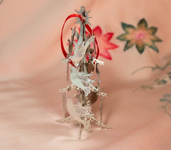 ヴィンテージ 12羽の鳥が歌う吊り下げオーナメント - Etsy 日本