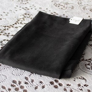 Dark Gray Split Leather Hide Suede Garment Grade 3.1 Square Feet