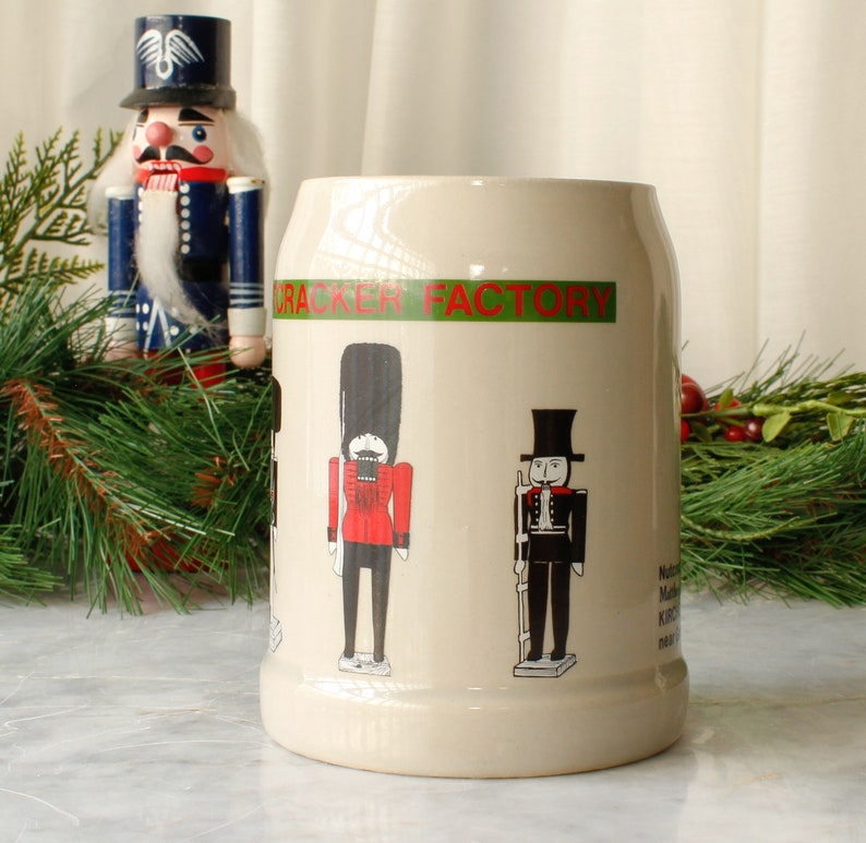 Stoneware Beer Mug Nutcracker Factory Germany Etsy